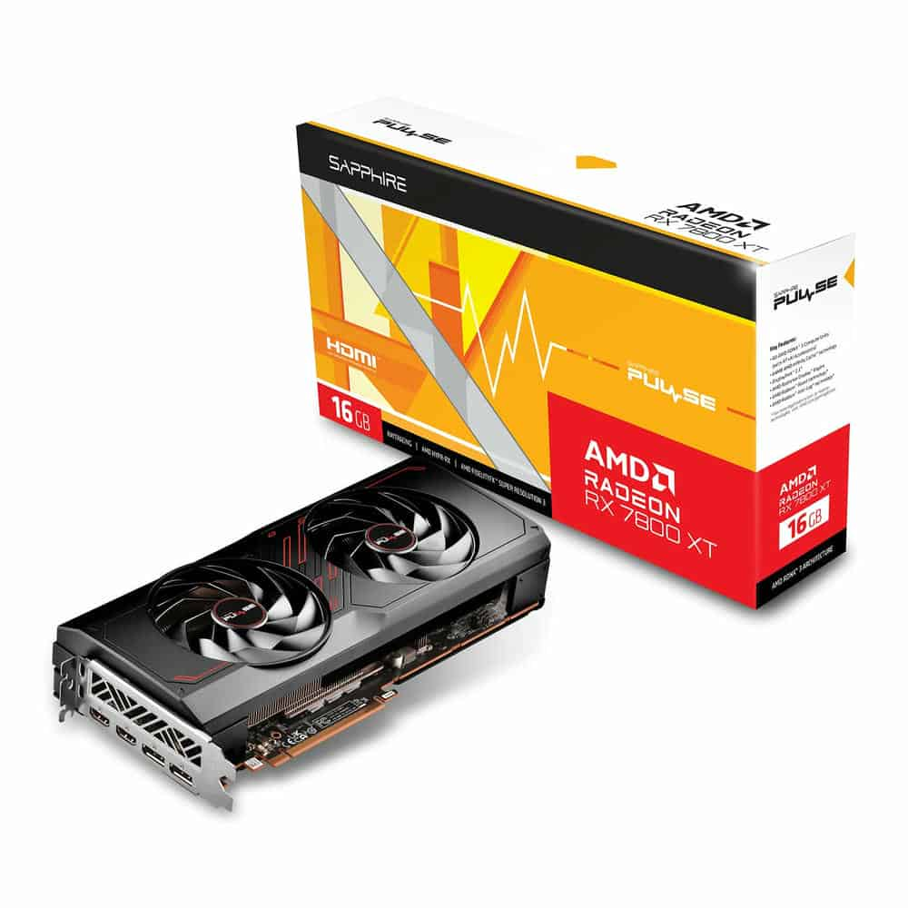 Sapphire AMD Radeon RX 7800 XT PULSE 16GB Graphics Card